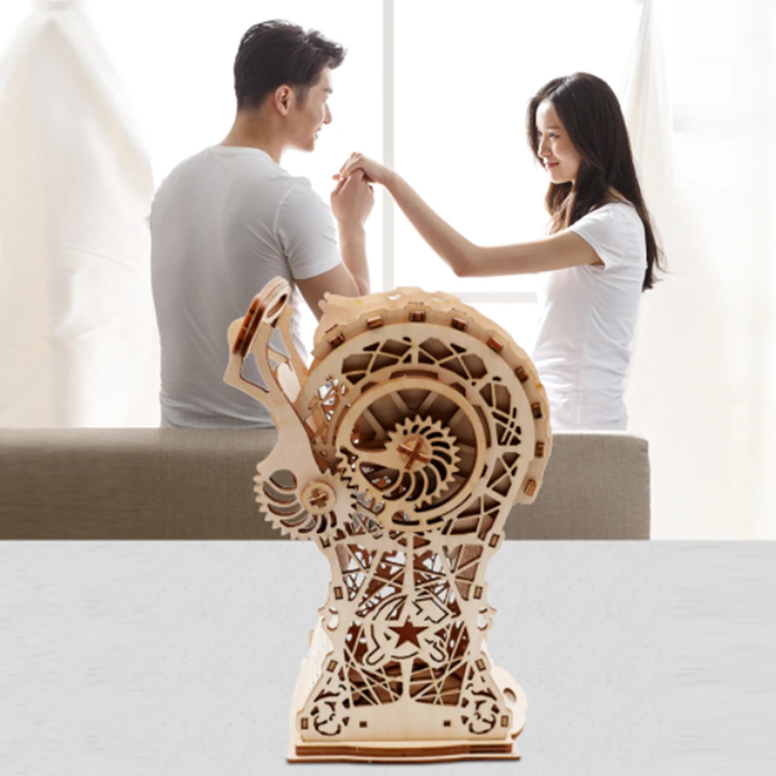 3D фонарь коробка для хранения органа деревянные механические пазлы сделай сам