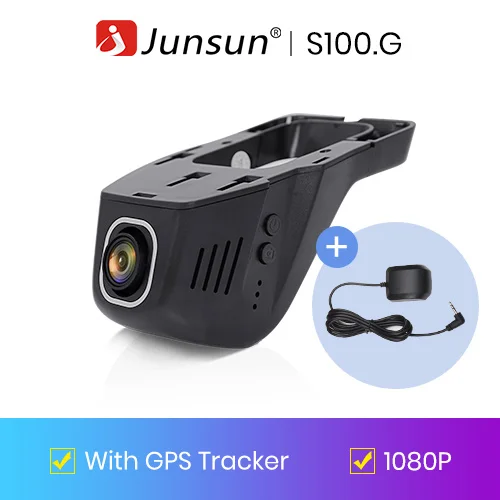 1080 With GPS Module Junsun 4k Автомобильный ВИДЕОРЕГИСТРАТОР 2160 P Сверхвысокое разрешение WiFi Манипуляции Новатэк 96660 Универсальный Автомобильный Видеорегистратор DVR Камеры Видео Регистратор рекордер gps отслеживание ночного Версия - Название цвета: 1080 With GPS Module
