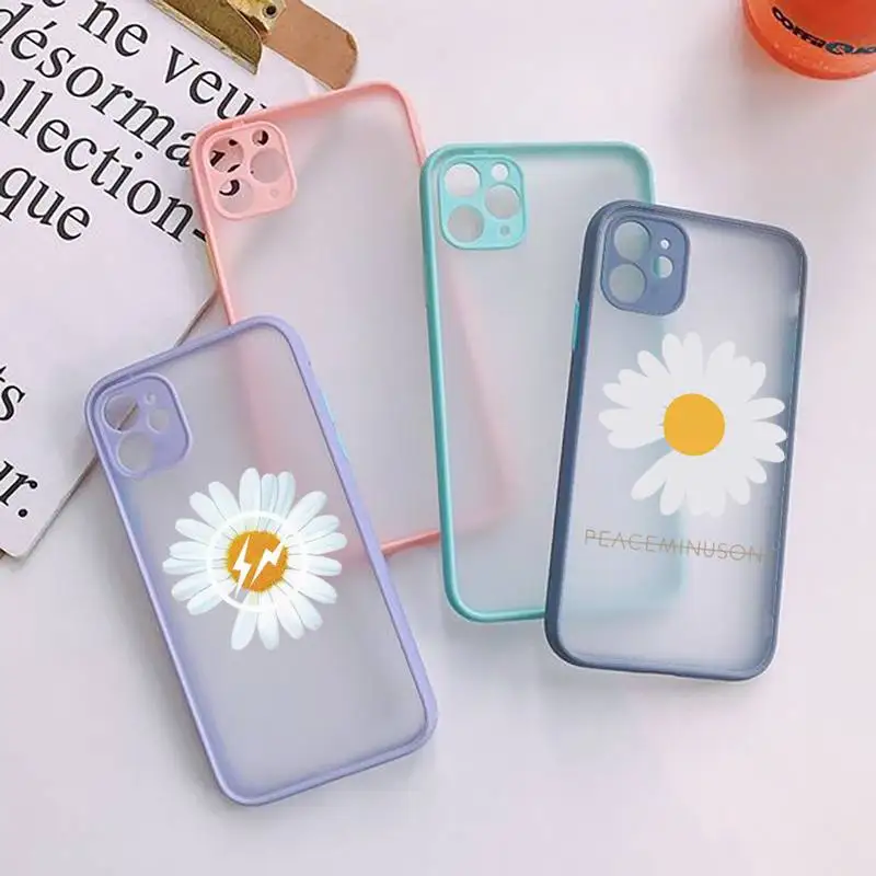 

Little Daisy G-dragon Phone Case For IPhone 12 11 Pro Max XR XS Max X SE2 6s 7 8 Plus Hard Shockproof Gray Case