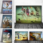 Картина на холсте с сюрреализмом Сальвадора Дали, настенные художественные постеры и принты в стиле постмодернизма для гостиной, домашний декор