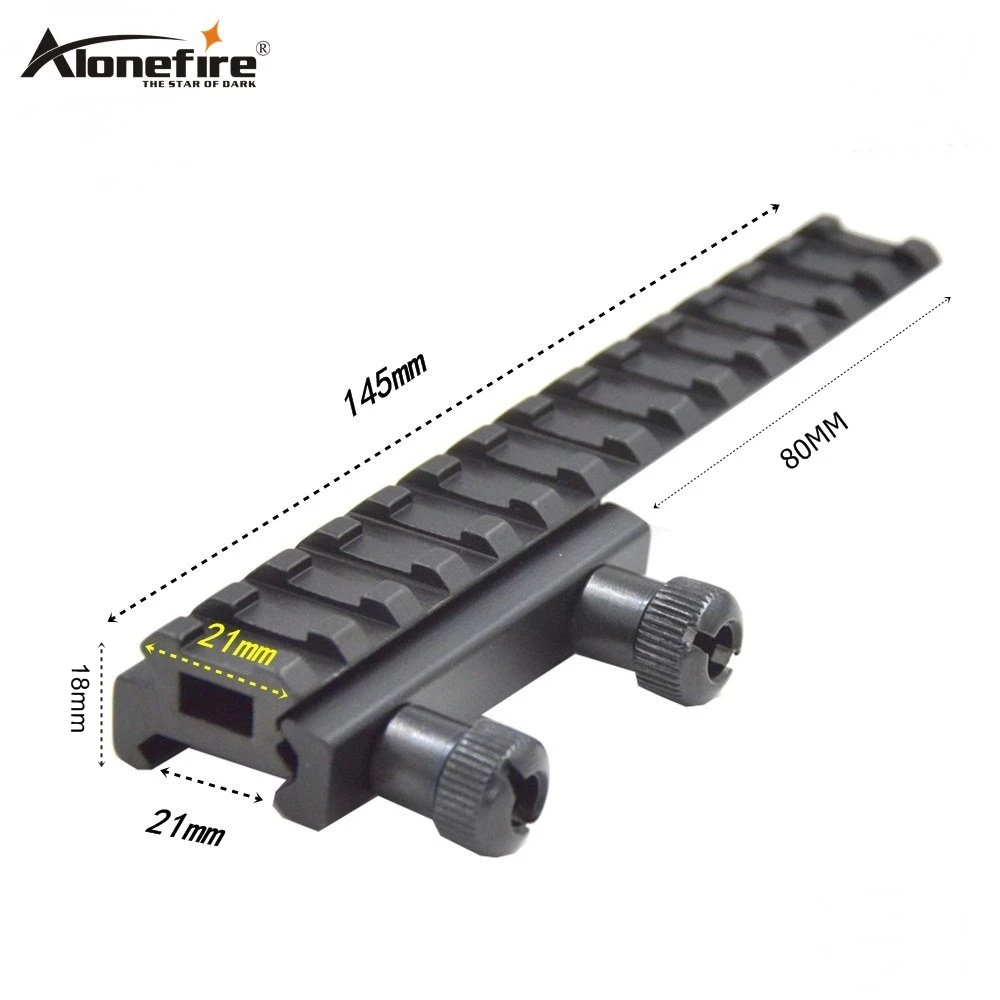 Alonefire Y0032-D Flattop Riser удлинитель база ласточкин хвост рельсовый адаптер страйкбол винтовка дробилка огни лазерный прицел Прицелы