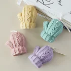 3D теплые перчатки силиконовый материал ручной работы форма для свечей DIY маленькие перчатки Форма для изготовления свечей форма для украшения дома