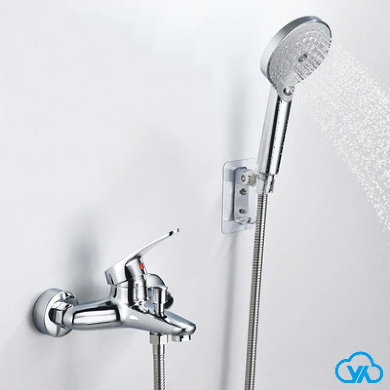 

2021 new Simple design copper 2way bath shower faucet hot and cold water bathtub shower mixer tap for shower set