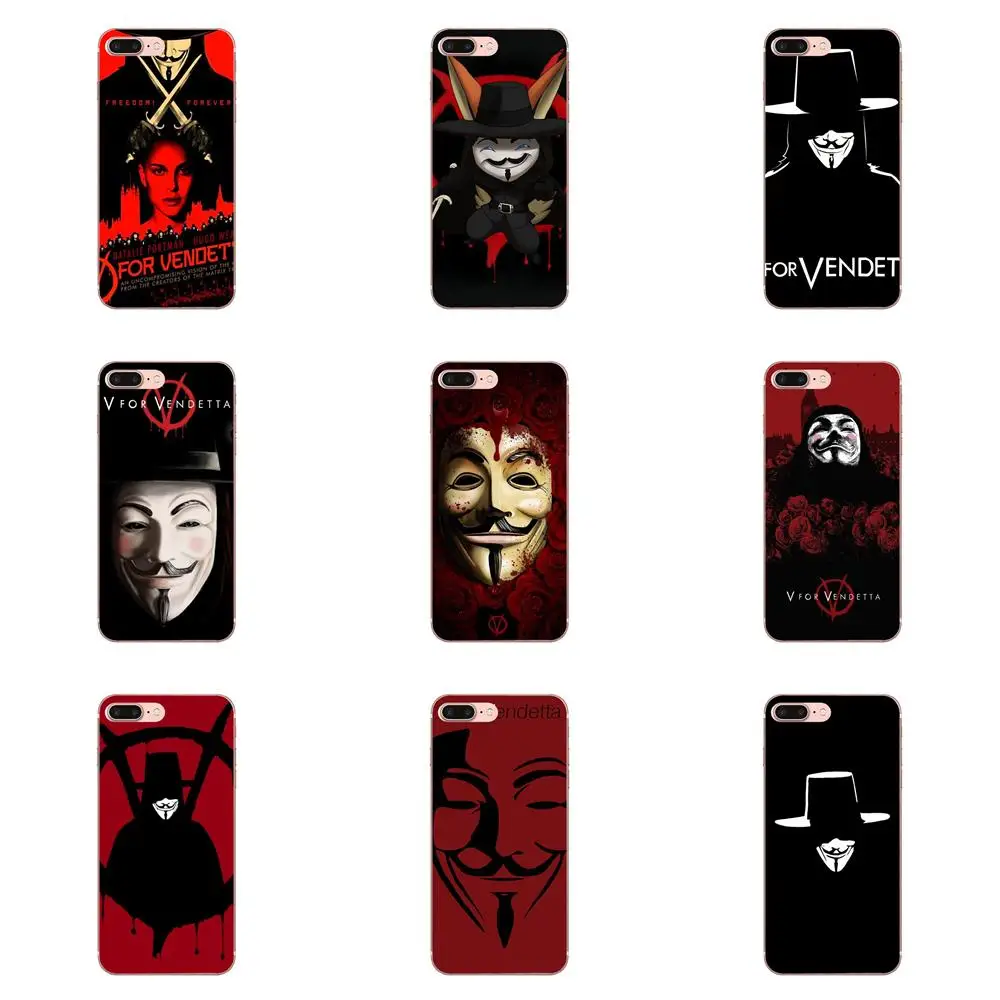 Soft TPU Print Cover Case For Huawei Mate 9 10 20 P P8 P9 P10 P20 P30 P40 Lite Pro Smart 2017 Movie V Vendetta | Мобильные телефоны