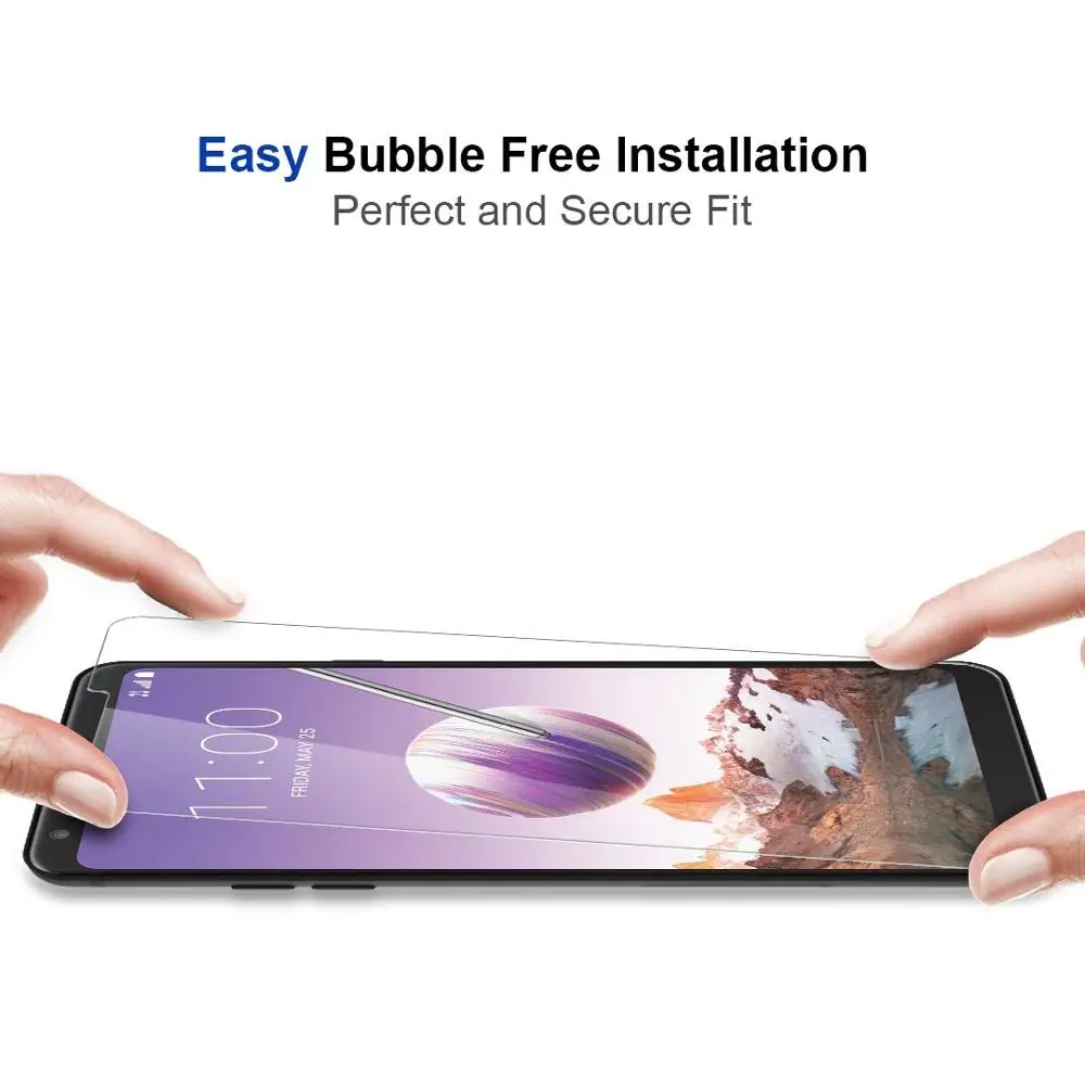 2.5D 9H Screen Protector Case For LG Stylo 4 Tempered Glass Q Stylus LM-Q710MS HD Protective Film | Мобильные телефоны и