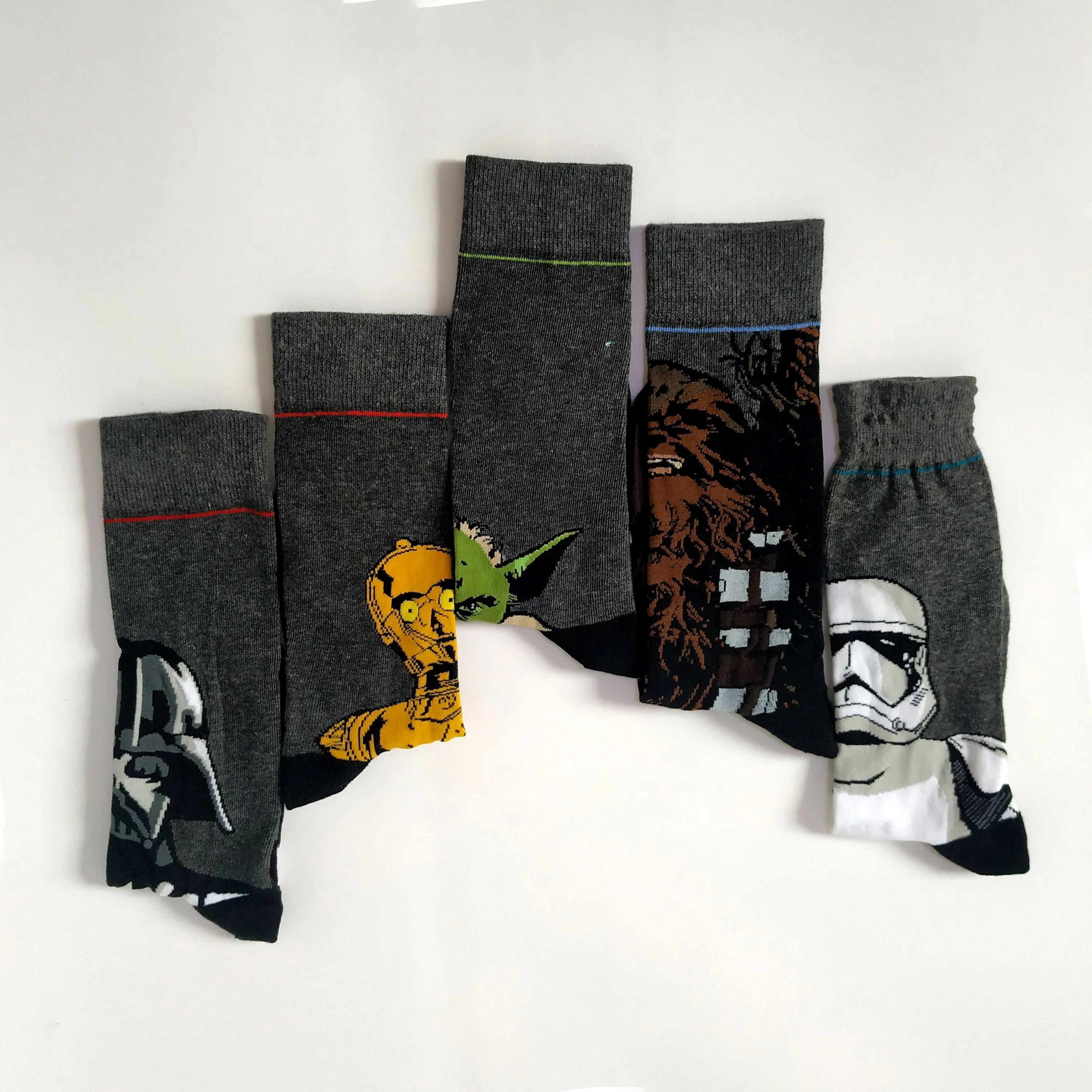 Носки starwars мужские черные рыцарские штурмовые забавные Звездные войны вечерние