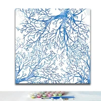 new diy colorings pictures by numbers with sea maid picture drawing relief painting by numbers