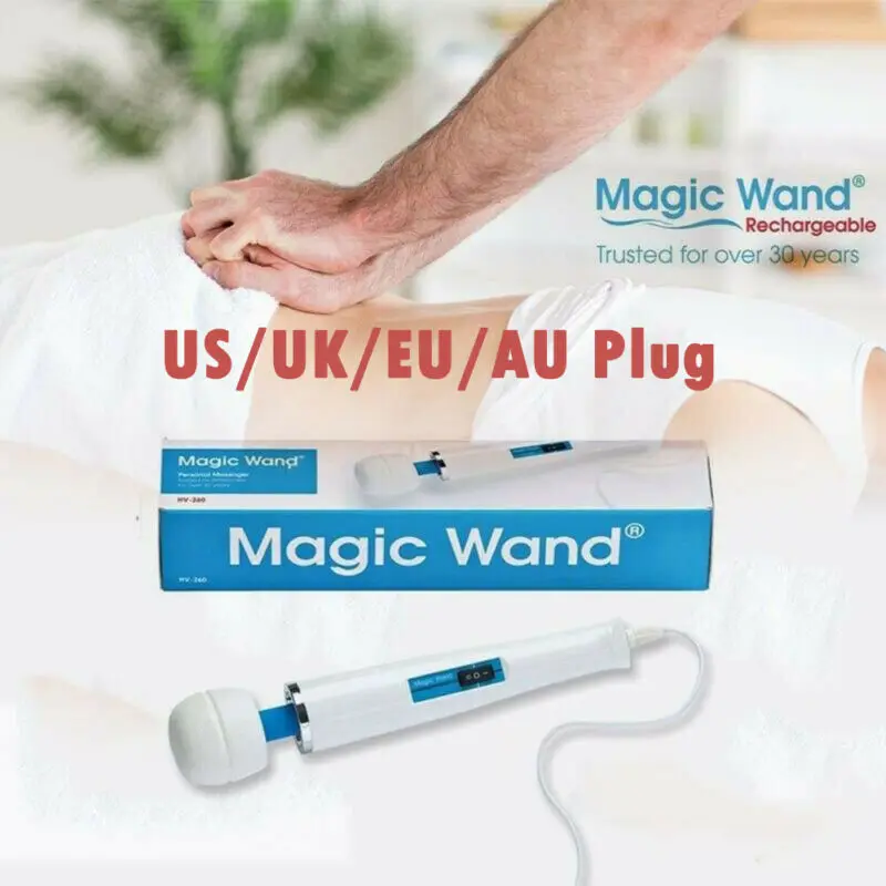 

Magic Wand Handheld Massager Vibrating Massage Full Body Hitachi Motor Speed