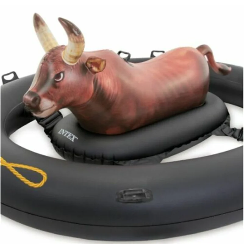 Intex Inflatabull надувной ковбойский бассейн для верховой езды Веселый поплавок