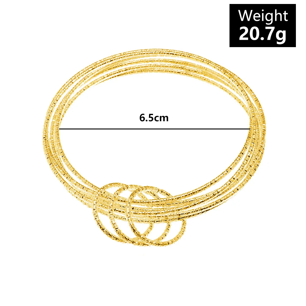 3 шт./компл. набор простых золотых браслетов и смешанных цветов для женщин