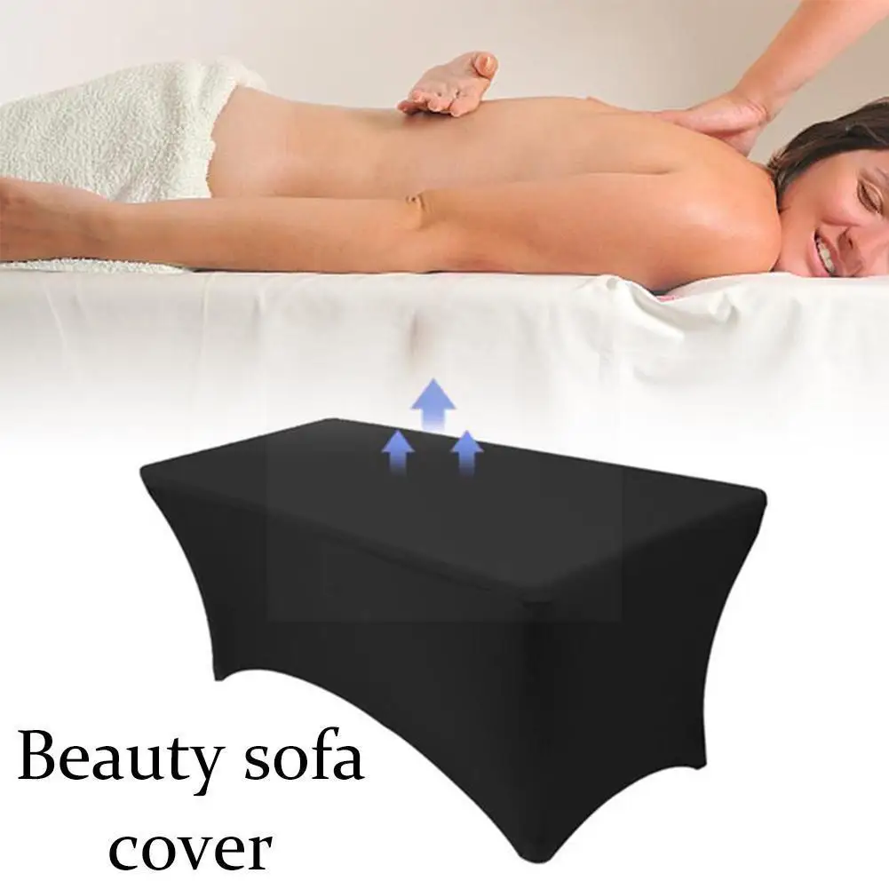

Pure Color Massage Table Bed Fitted Sheet Elastic Full Treatment Band Cover Bed Massage Hole Breath Cover With Rubber Spa F X2z9