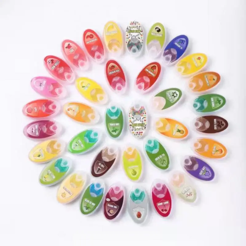 

50pcs Mixed Fruit Flavor Popping Capsules Ball Ice Mint Burst Beads Explosion Filter Cigarette Smoking Accessories