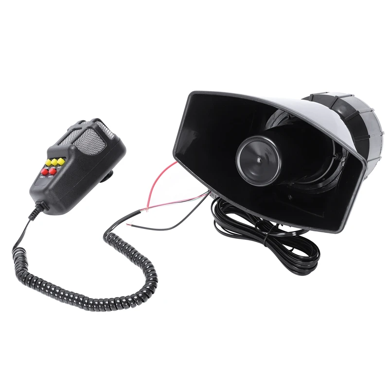 12V трубы Рог Динамик аудиоразъем Авто Мото 105db коровы + сирены песни | Автомобили и