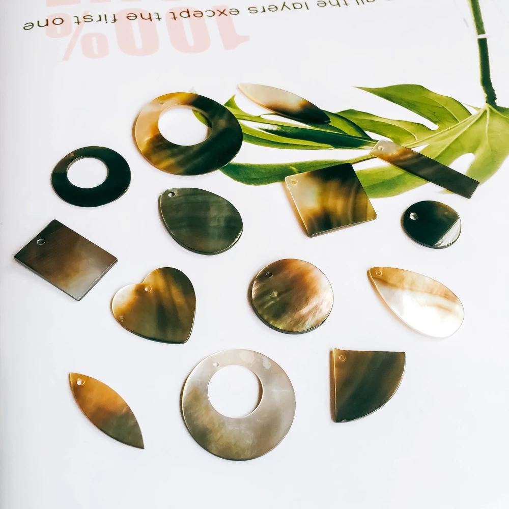 Цепочка с подвеской из полимерного пластика 6 шт. компоненты ювелирных изделий |