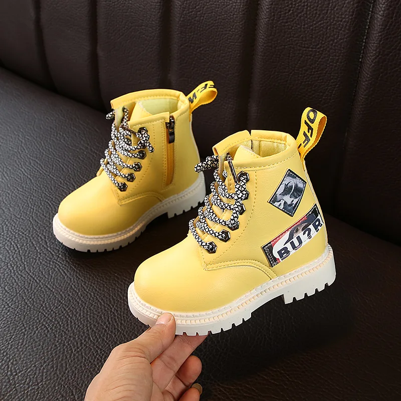 Ботинки Martin для девочек новинка 2020 года кожаные ботинки мальчиков на осень и зиму