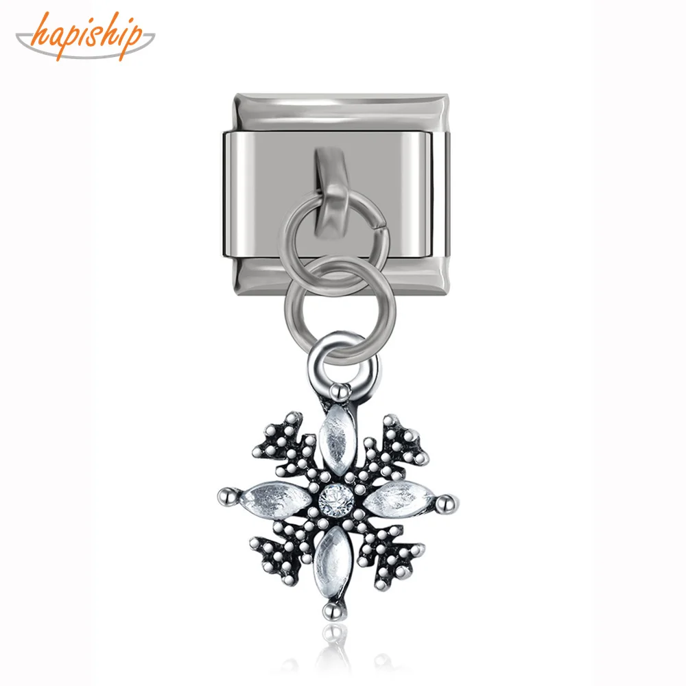 Женский браслет из нержавеющей стали Hapiship итальянский Браслет 9 мм с