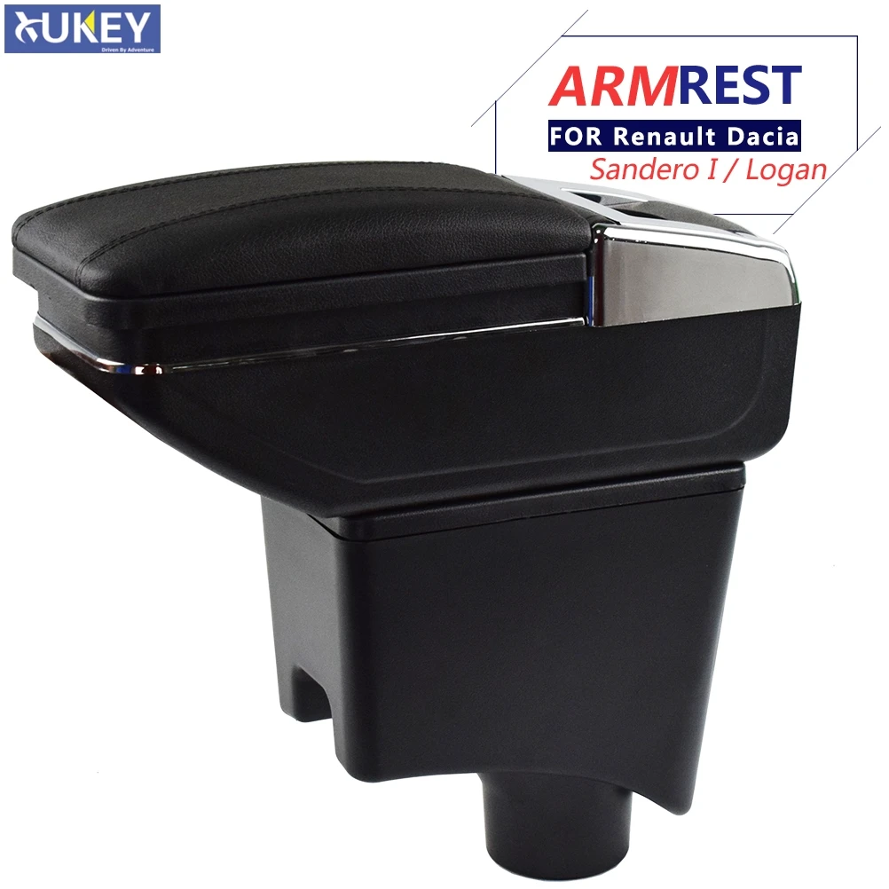 Подлокотник для Renault Sandero I центральный вращающийся ящик хранения украшение