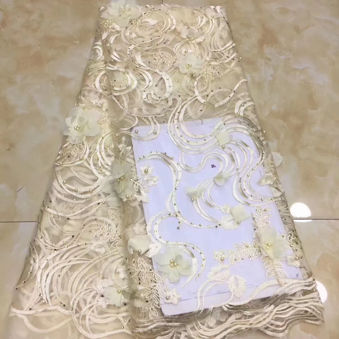 Новинка высокое качество 2020 тюль вышитый бисером французская нигерийская