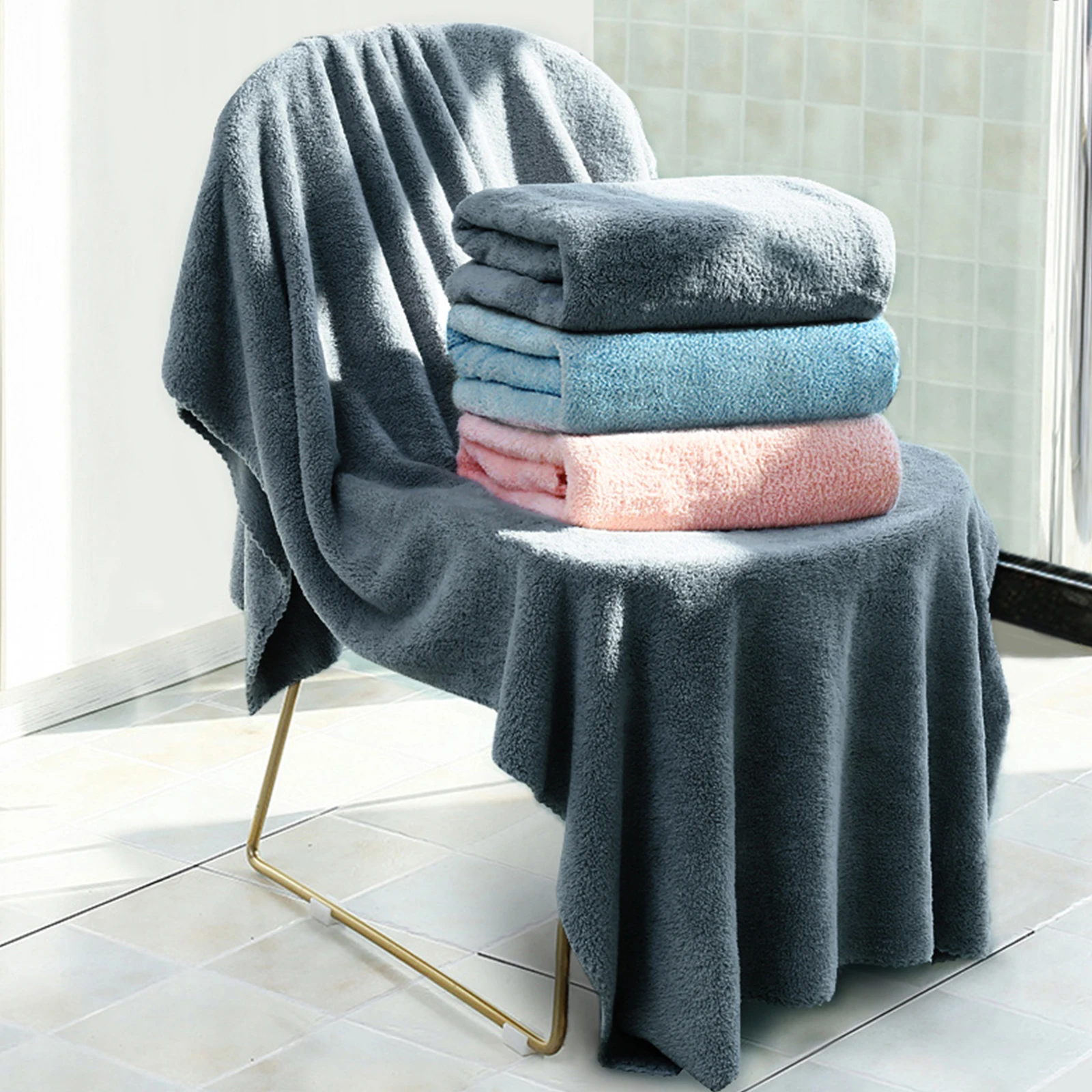 

30*75cm 70*140cm Super Absorbent Large Towel Face/Bath Towel Thick Soft Bathroom Towels Comfortable Beach Towels