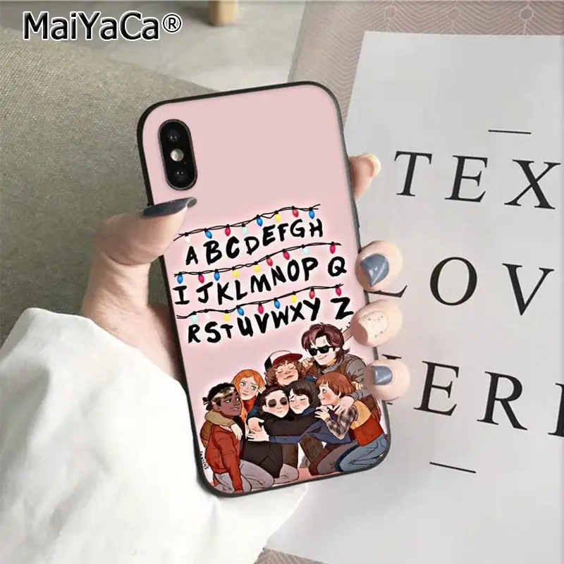 MaiYaCa ТВ Финн вольфхард странные вещи Модный чехол для телефона Apple iphone 11 pro 8 7 66S Plus X 5s SE XS XR XS MAX fundas
