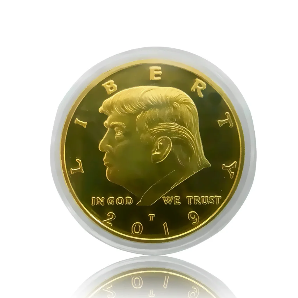 

" IN GOD WE TRUST " Collectible Coins Liberty US Donald Trump 2019 Commemorative Coin