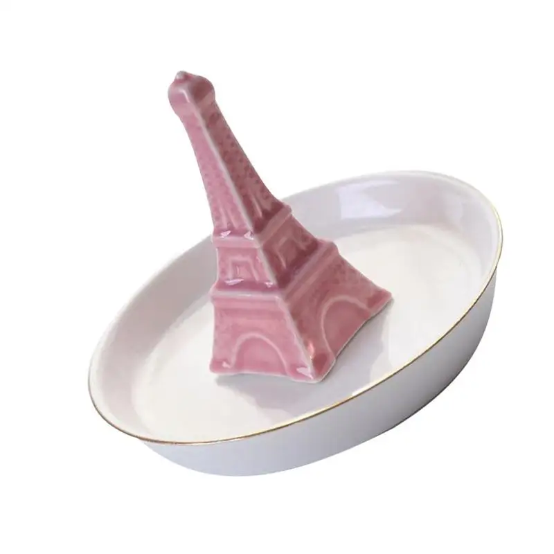 Керамическая тарелка органайзер для хранения ювелирных изделий декоративное