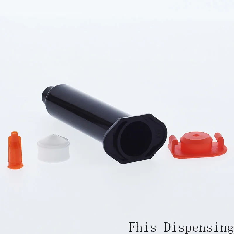 10cc УФ Черная Клейкая шприцевая цилиндрическая прокладка поршневая крышка