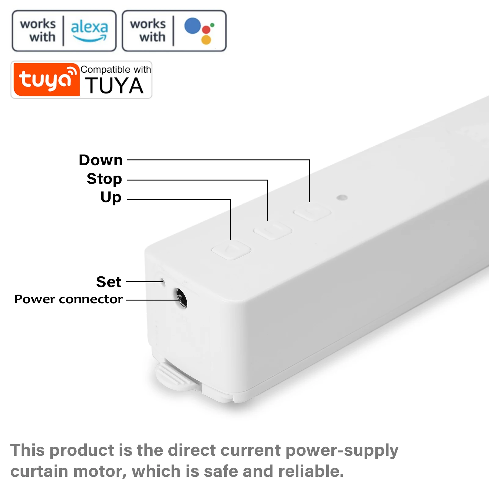 Умный двигатель для занавесок Tuya ZigBee мотор электрических штор управление с