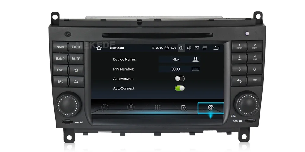 Android 9 gps навигация автомобильный dvd-плеер для Mercedes Benz CLK W209/CLS/W219 автостерео головное устройство радио магнитофон 8812 медиа