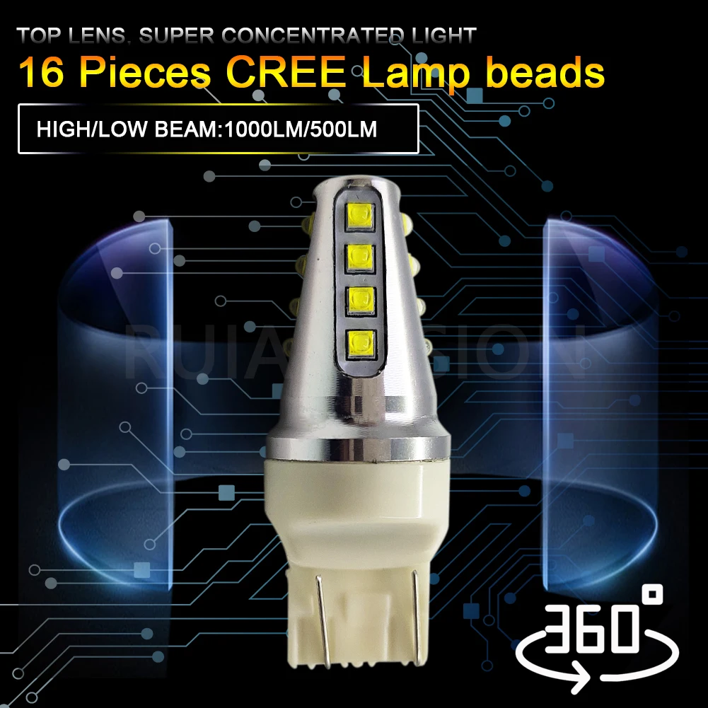 Светодиодные лампы высокой мощности P27/7 Вт 2 шт. 3057 3157 T25 80 SMD светодиодные стоп
