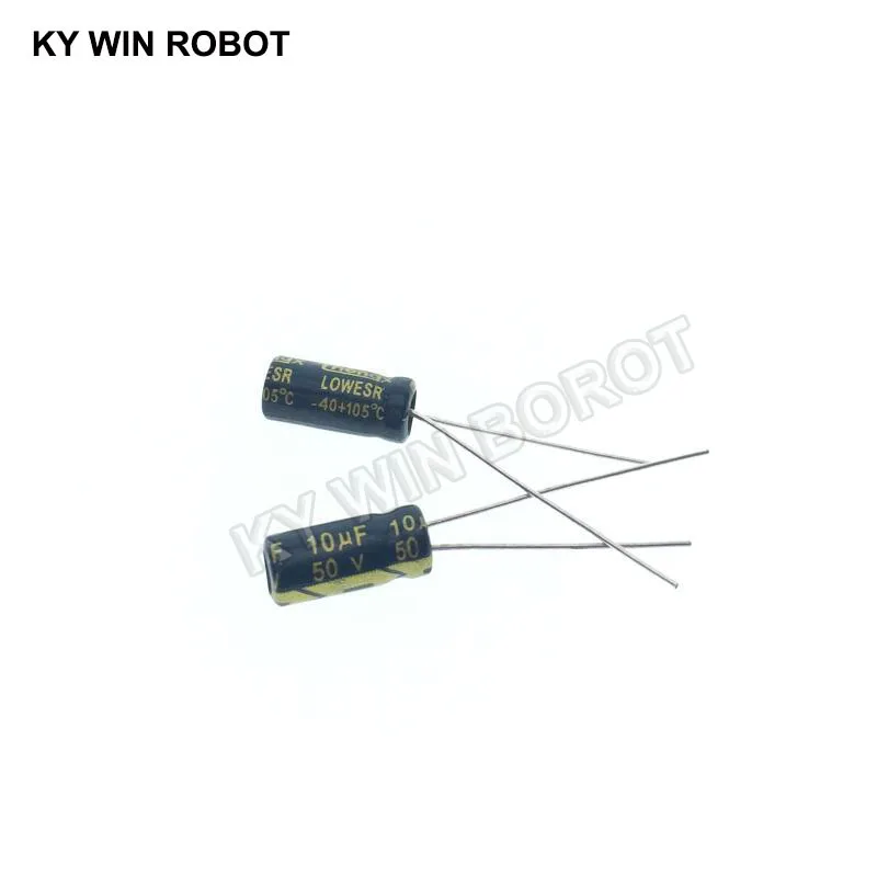 50 шт./лот 10 мкФ 50V 10mf 105C 5x11mm Алюминиевый электролитический конденсатор 50V10UF