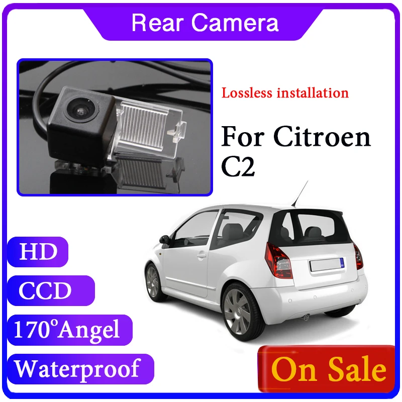 

Автомобильная камера для Citroen C2 2003 ~ 2009, резервная камера, водонепроницаемая функциональная камера