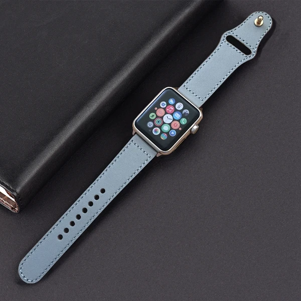 Большая распродажа ремешок из натуральной кожи для apple watch 42 мм 38 iwatch 44 40 серия 4 3 2 1