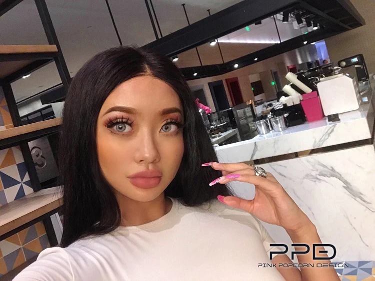 Маленькая круглая шея с коротким рукавом блуза с талией