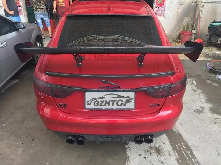 Высокое качество углеродного волокна задний багажник спойлер крыло подходит для