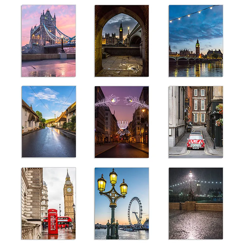 Алмазная живопись по дереву город Бен сделай сам 5D алмазная вышивка мозаика для