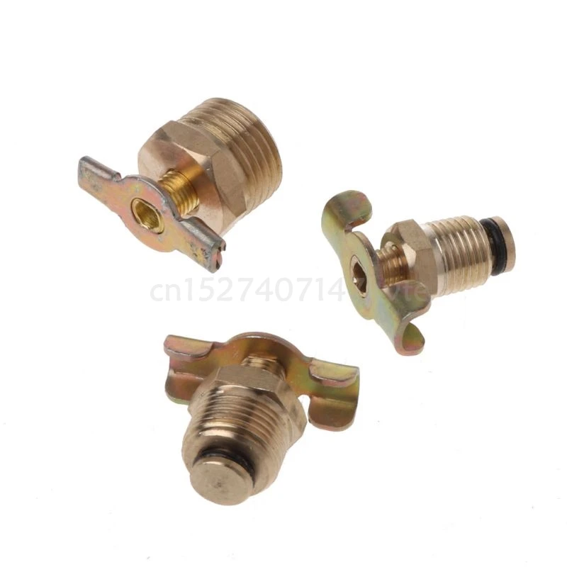 NPT 1/4 &quot3/8&quot 1/2 &quotсплошной латунный компрессор воздушный бак фитинги дренажный