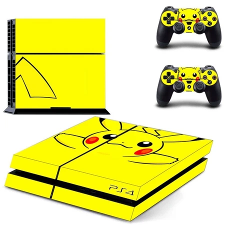 DPTM0064 Pokemons Скины Виниловые наклейки PS4 наклейка для консоли Playstation 4 и 2 контроллера игра Защитная Наклейка-пикачус - Цвет: DPTM0064