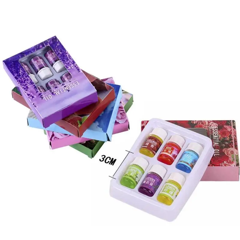 Эфирные масла для ароматерапии 6 шт./компл. диффузоры массажные ароматные