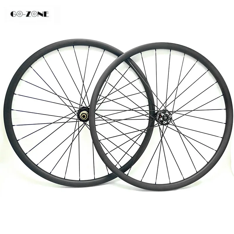 Go-zone ultralight 29er carbon wheels XC 34x30mm mountain bike disc tubeless D791SB D792SB 100x15 142x12 mtb wheelset | Спорт и