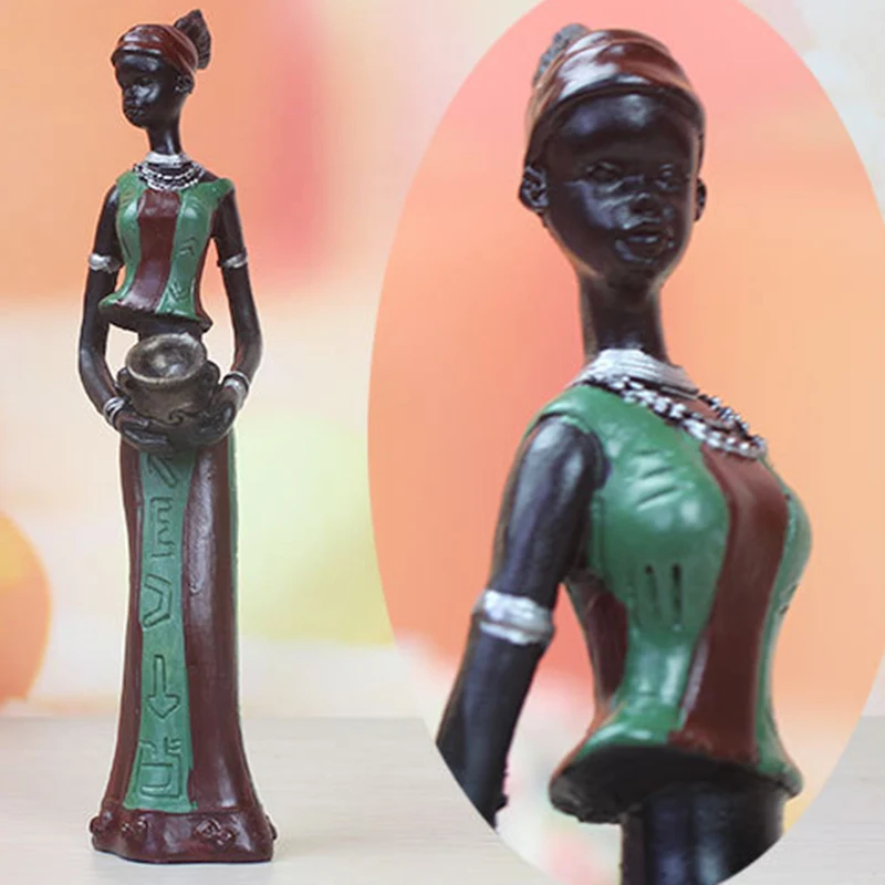 3 шт./компл. африканские куклы из смолы экзотические женские фигурки мебельные
