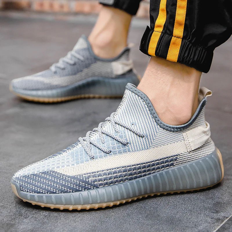 

Men's Sports Casual Shoes 2021 Summer New Breathable Mesh Running Hiking Basketball Exercise Beef Tendon Bottom Shock Absorption