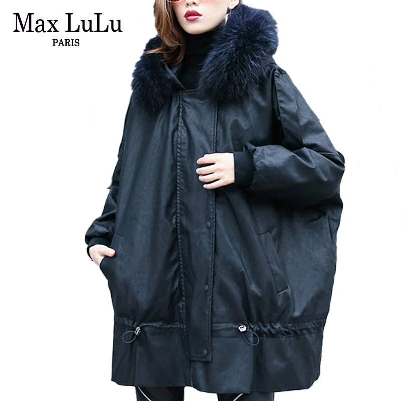 Max LuLu/корейские модные женские винтажные Теплые Куртки из искусственной кожи
