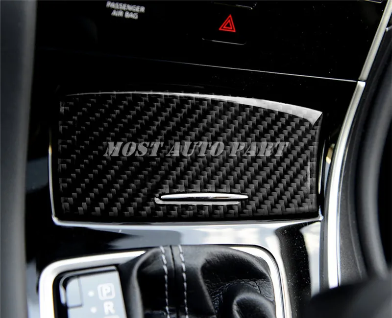 Углеродного волокна консоль Шестерни коробка рамка Крышка Накладка для Infiniti Q60