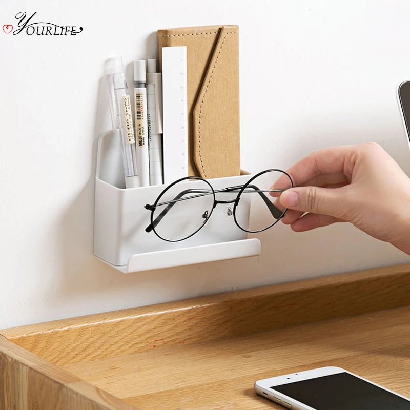 OYOURLIFE многофункциональная настенная Полка Органайзер держатель пульта ДУ Семья