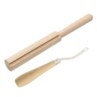 2 шт.компл. деревянный крюк с защелкой резак для пряжи инструмент для гобелен, ковер рукоделие своими руками вышивка поделки декор