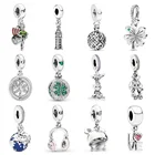 PDD DZ 29 весенний кулон из стерлингового серебра 925 пробы с DIY браслетом ожерелье ювелирные изделия подарок резьба подходит для женщин