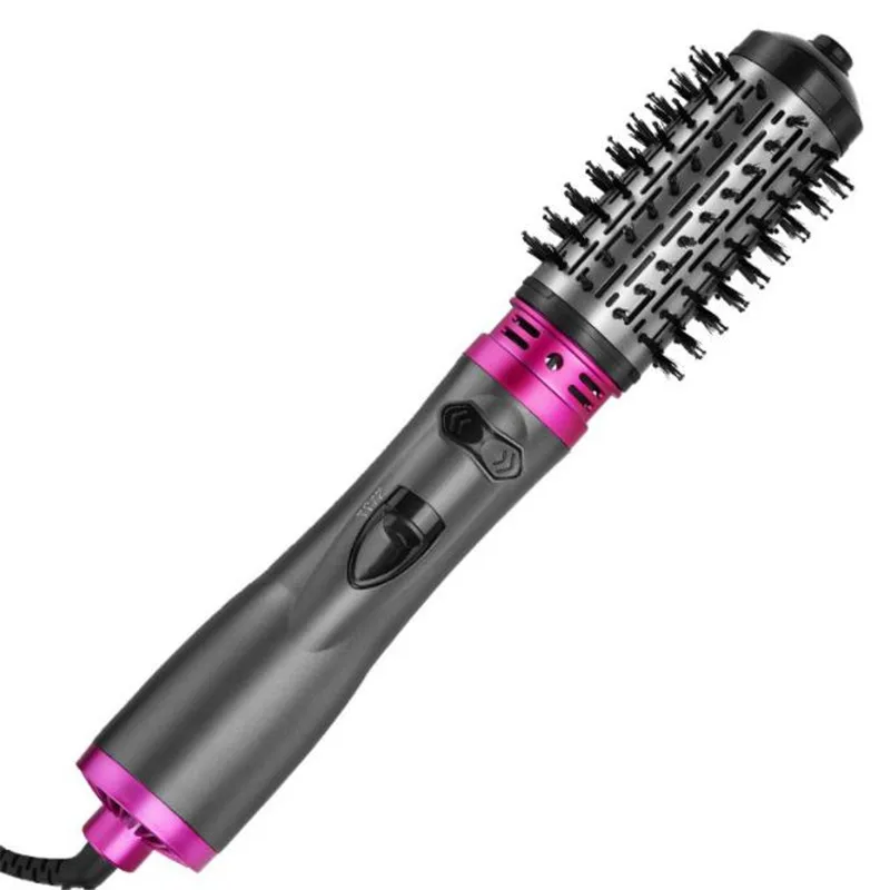 

Electric Hot Air Blowing Brush Rotation Curling Dryer Styling Tool Hairdryer Round Comb Hair Salon Blower Wave Straightener Iron