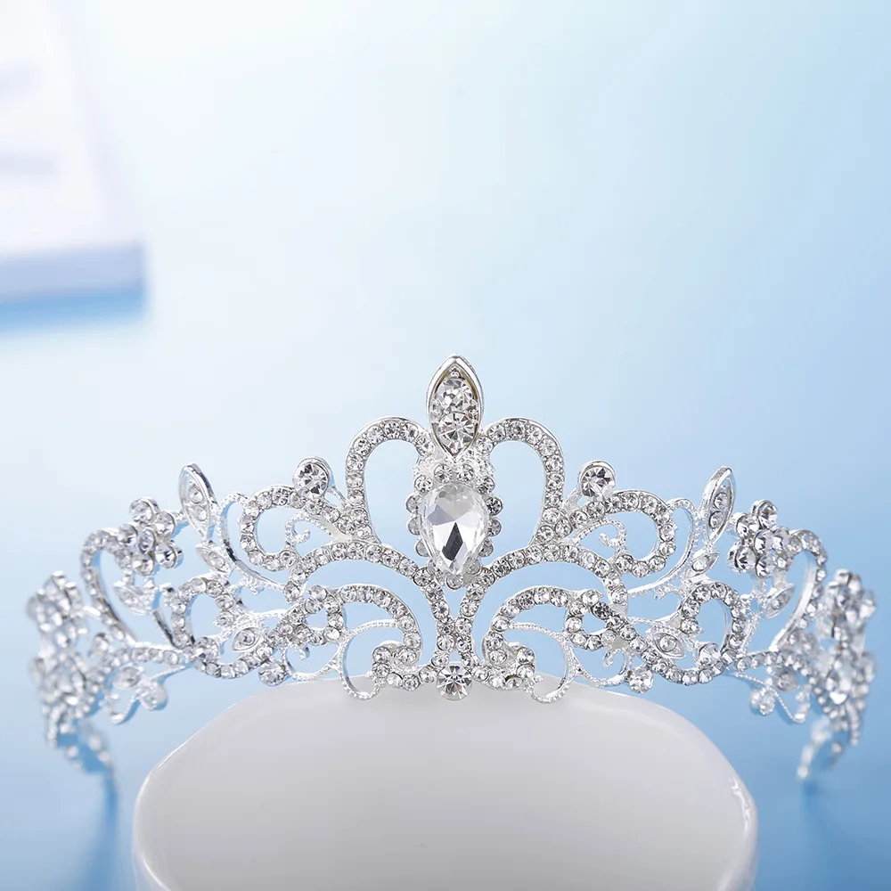 FARLENA покрытые серебром, изысканные лозы, корона, ожерелье, серьги, набор для невесты, Модный с кристаллами, со стразами, свадебные ювелирные наборы