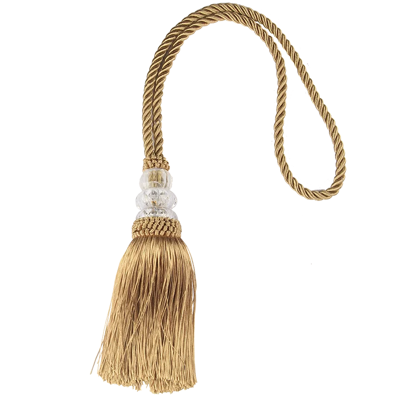 2PC New Crystal Beaded Tassel Curtain Tieback Decorative Tie Home Decor Cord for Curtains Buckle Rope Room Accessories | Дом и сад